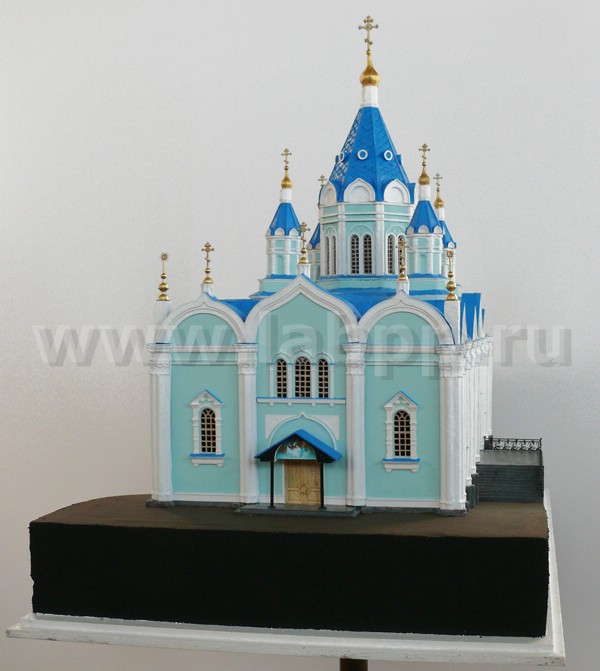 The scale model of the Russian church