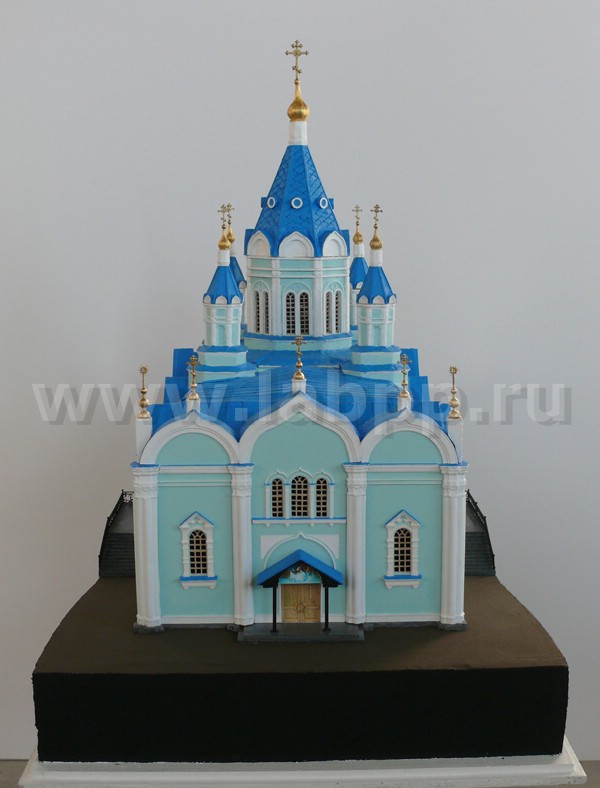 The scale model of the Russian church